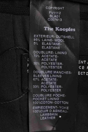 Blazer The Kooples Noir en Laine