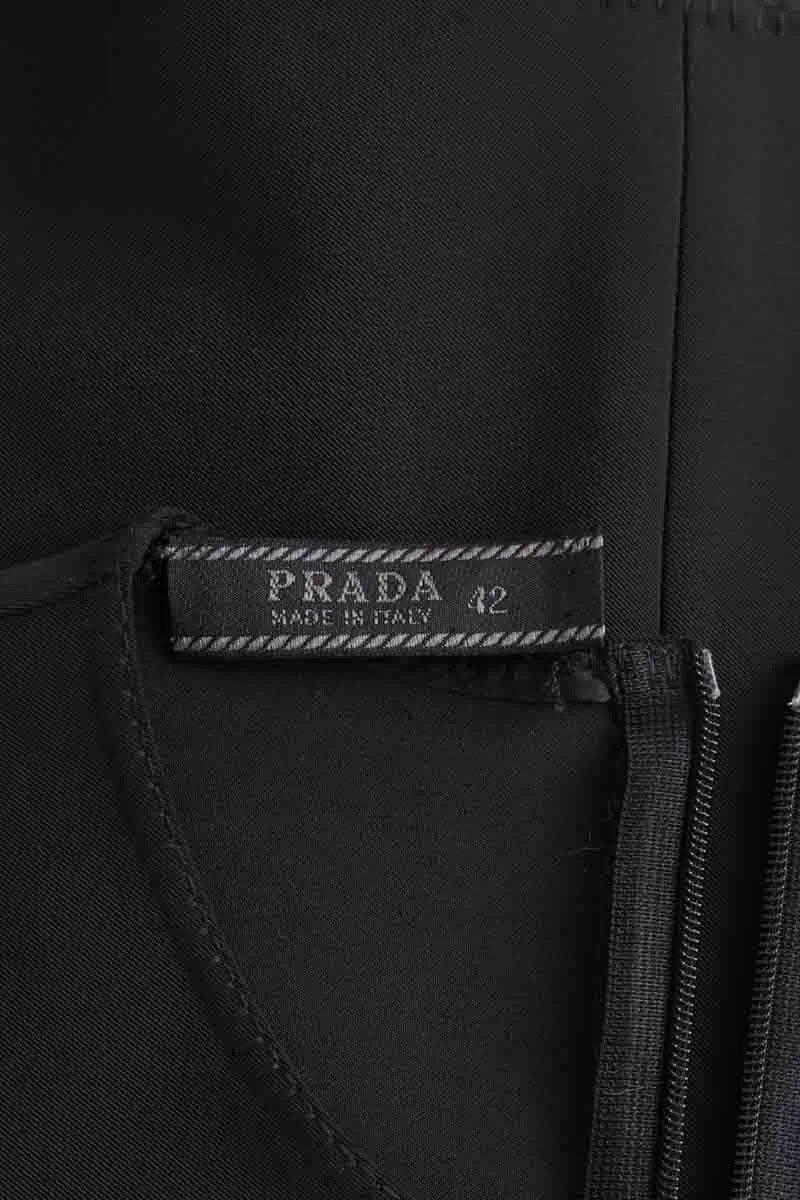 Blouse Prada Noir en Synthétique