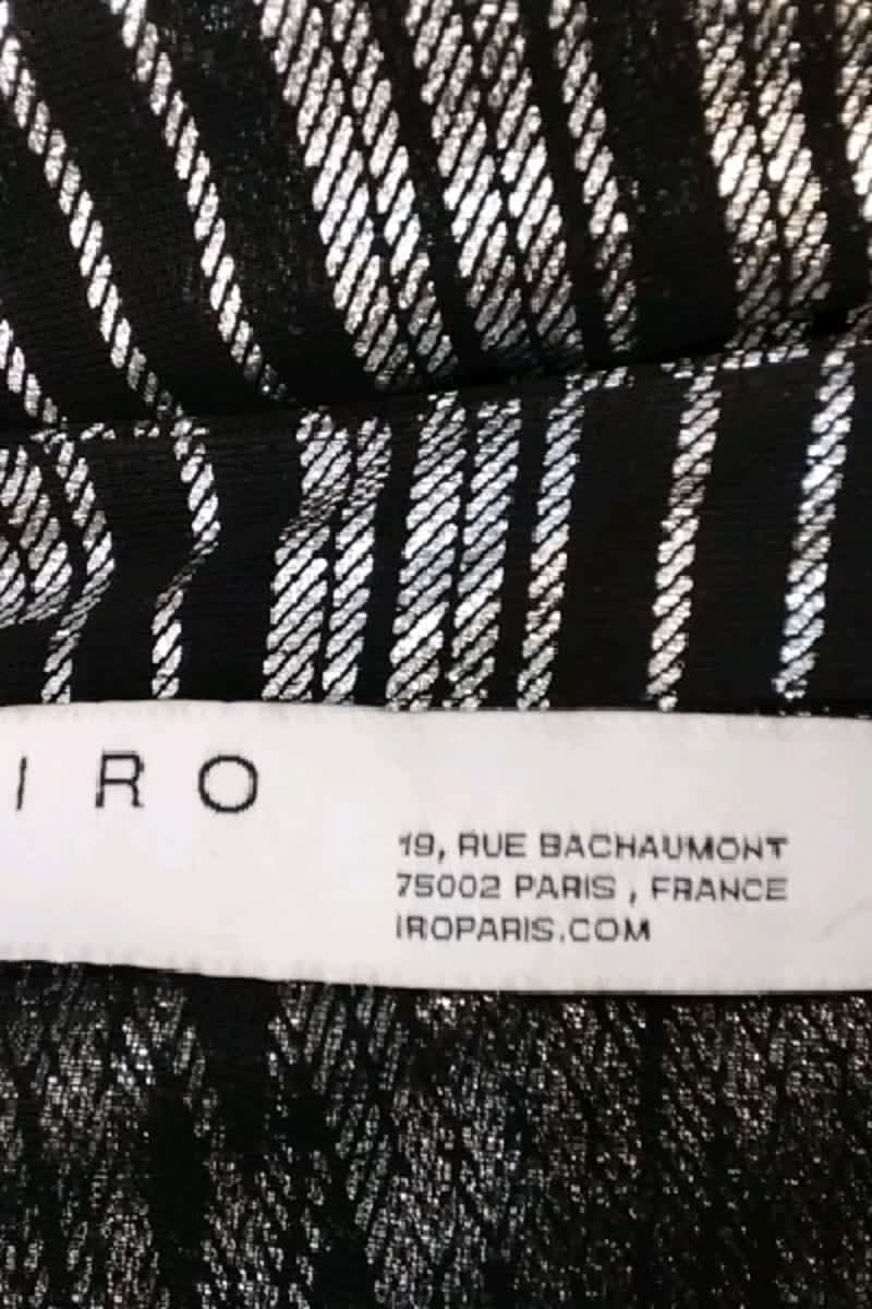Robe Iro  Noir