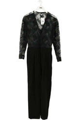 Combinaison Maje Noir en Synthétique, taille M - Seconde Main