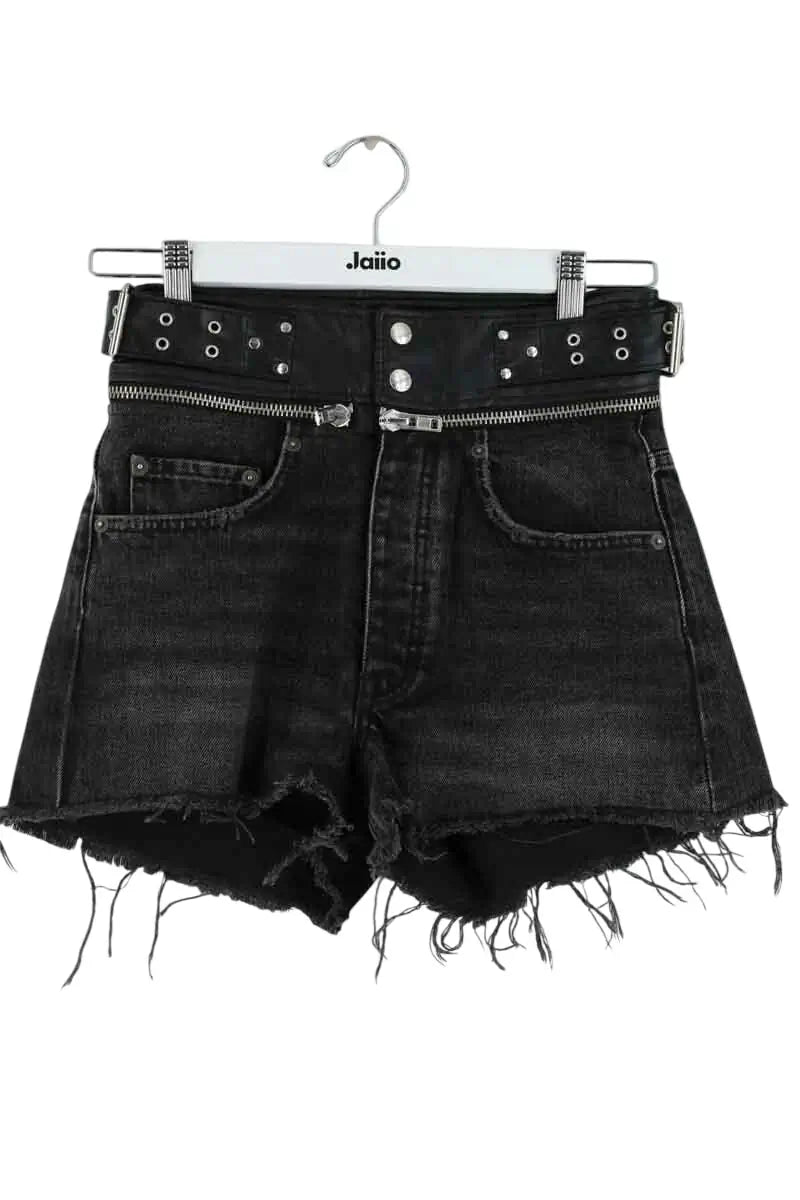 Mini short The Kooples Noir en Coton, taille S - Seconde Main