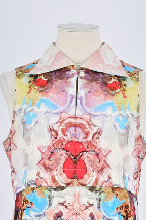 Robe Carven Multicolore en Coton