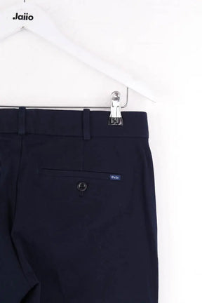 Pantalon droit Ralph Lauren Bleu en Coton