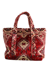 Cabas Lalla Rouge en Coton - Seconde Main