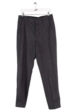 Pantalon droit Ami Anthracite en Laine, taille S - Seconde Main