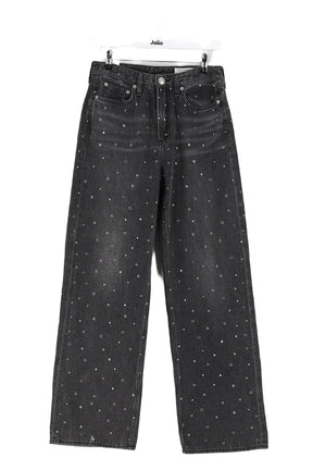Jean large Bone  Noir