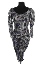 Robe Isabel Marant Argent en Synthétique, taille XS - Seconde Main