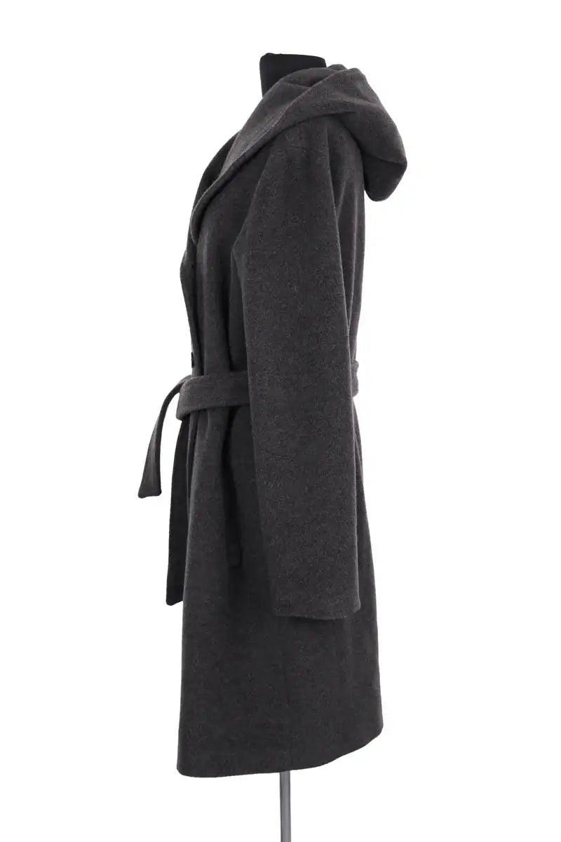 Manteau Gerard Darel Gris en Laine