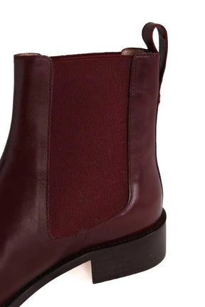 Boots LK Bennett Hattie Bordeaux en Cuir