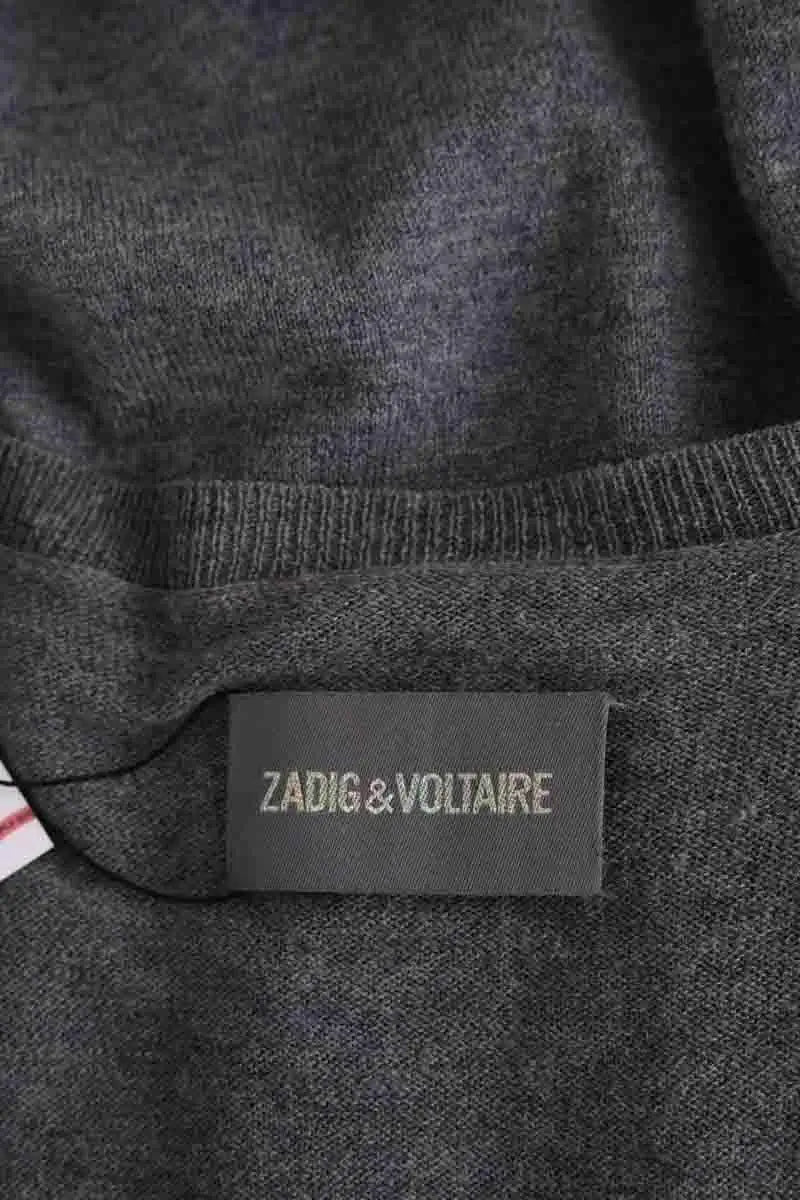 Cardigan Zadig & Voltaire Anthracite en Laine