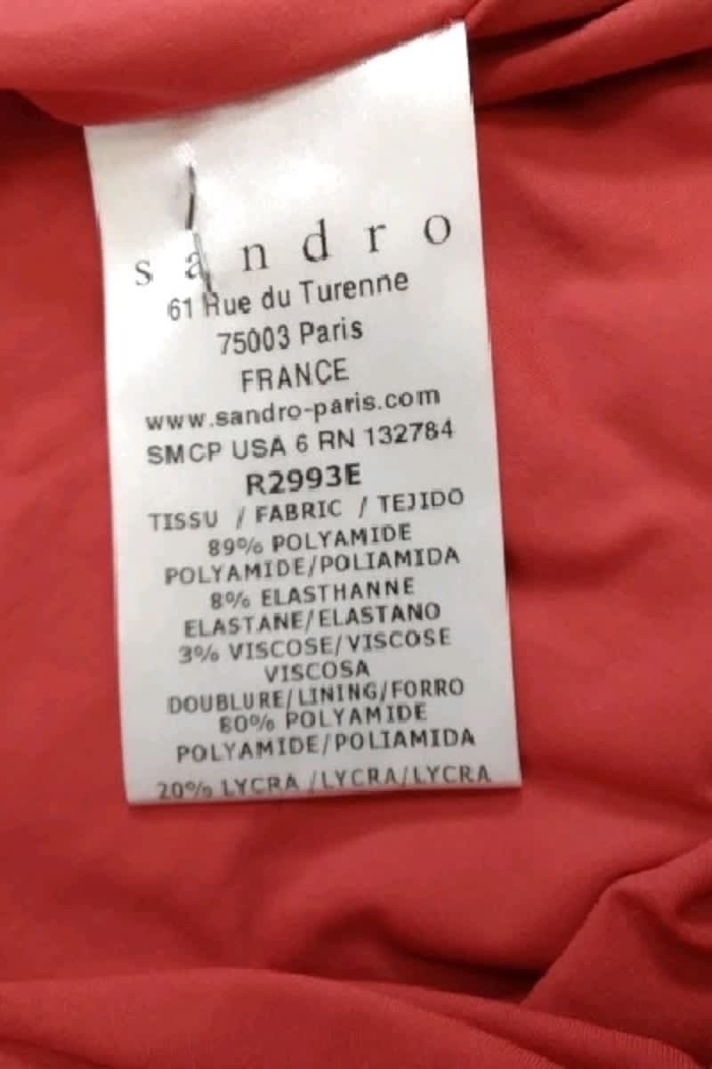 Robe Sandro  Noir