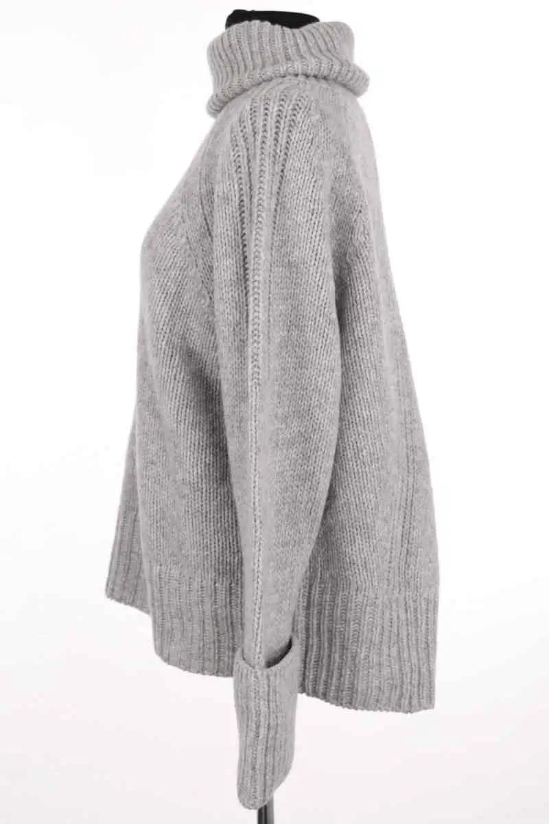 Pull Ba&Sh Gris en Laine
