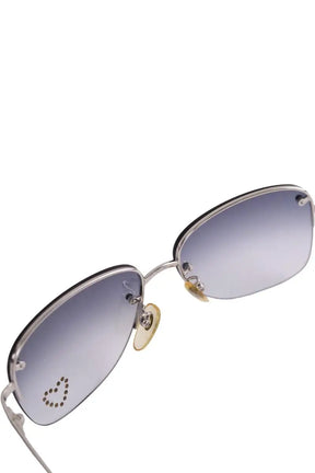 Lunettes de soleil Chloé Bleu en Métal