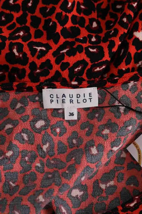 Blouse Claudie Pierlot Orange en Viscose