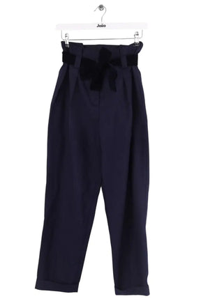 Pantalon Claudie Pierlot Marine en Laine, taille S - Seconde Main