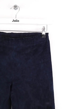 Pantalon droit Stouls Marine en Daim
