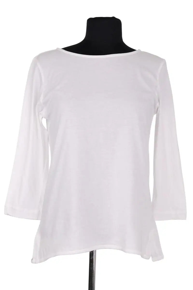 Top Majestic Filatures Blanc en Coton, taille S - Seconde Main