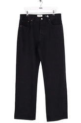Jean droit Frame Noir en Coton, taille L - Seconde Main