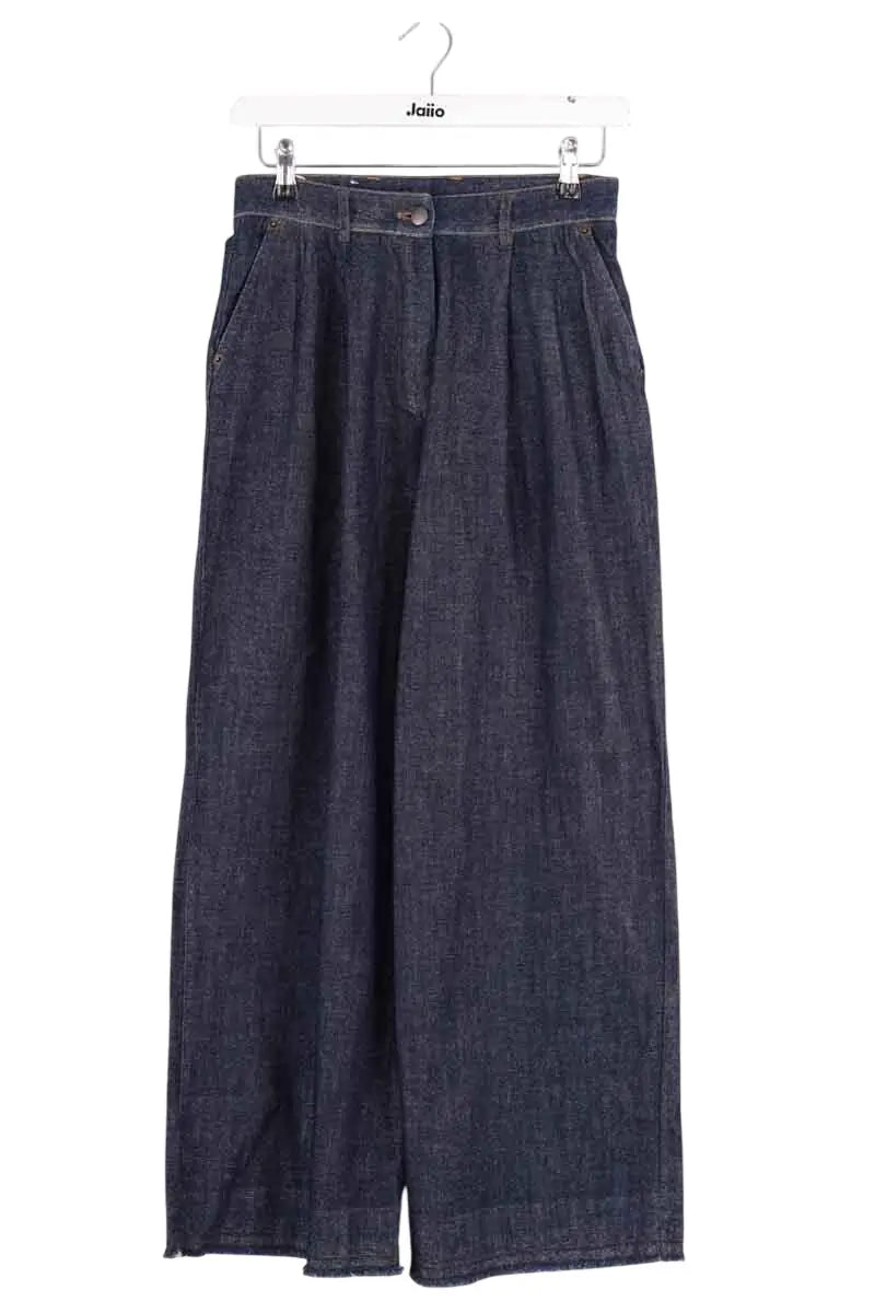 Jean large taille haute Momoni Bleu en Coton, taille M - Seconde Main