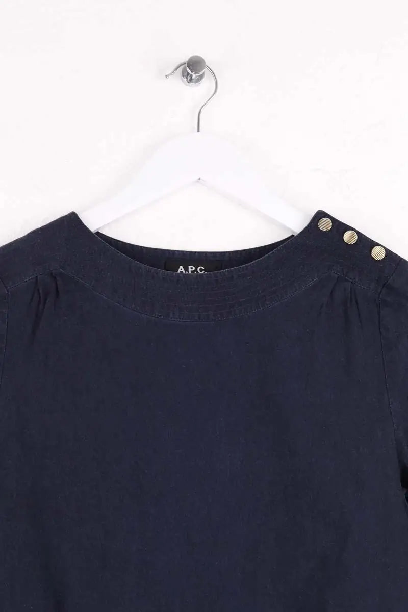 Top APC Marine en Coton