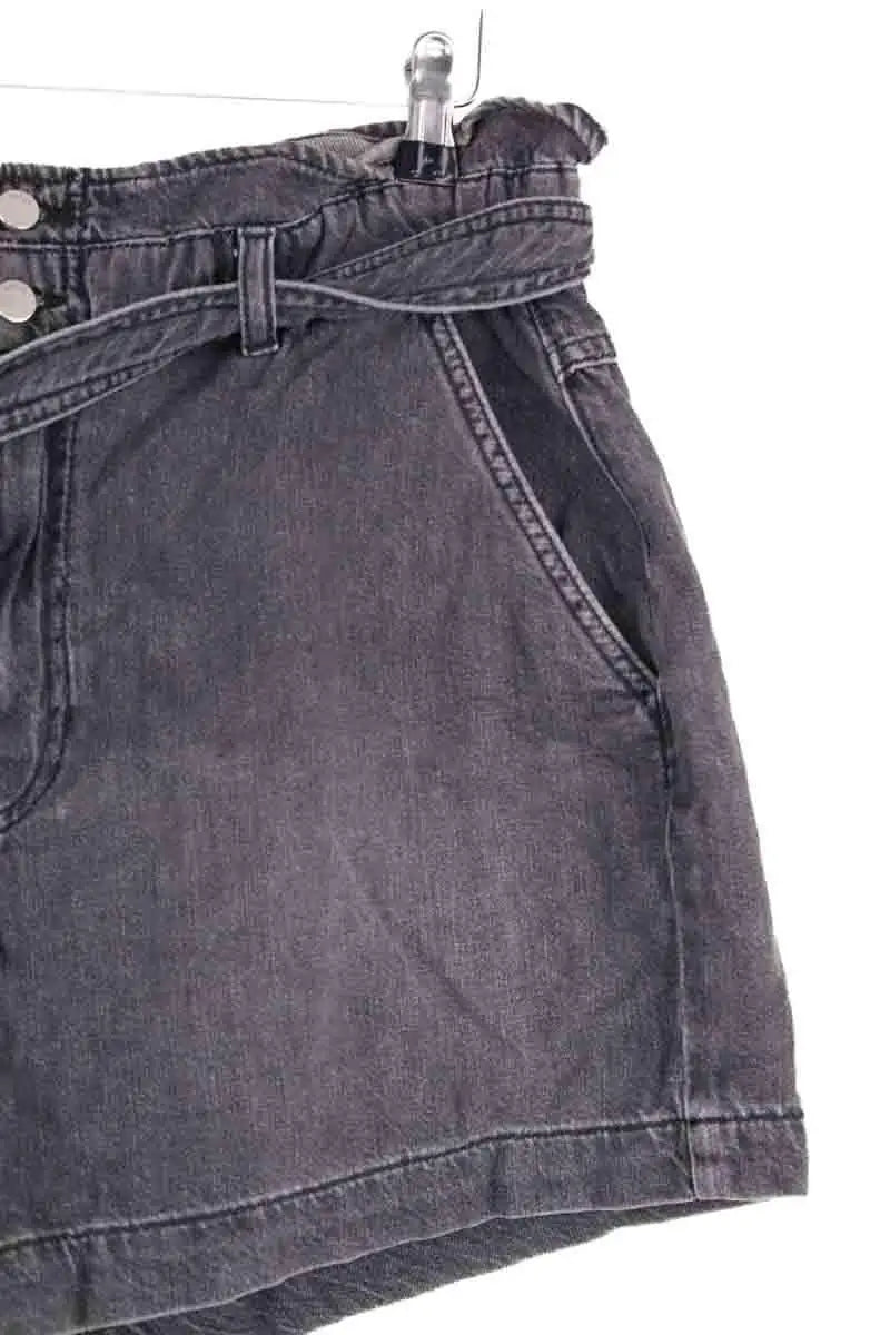 Mini short Ba&Sh Gris en Coton