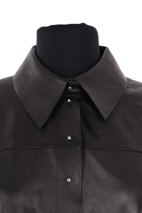 Chemise Max Mara Noir en Cuir