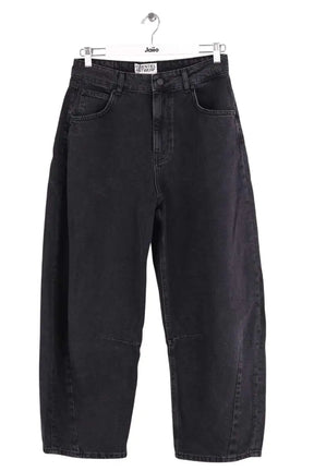 Jean large Essentiel Antwerp Noir en Coton, taille M - Seconde Main