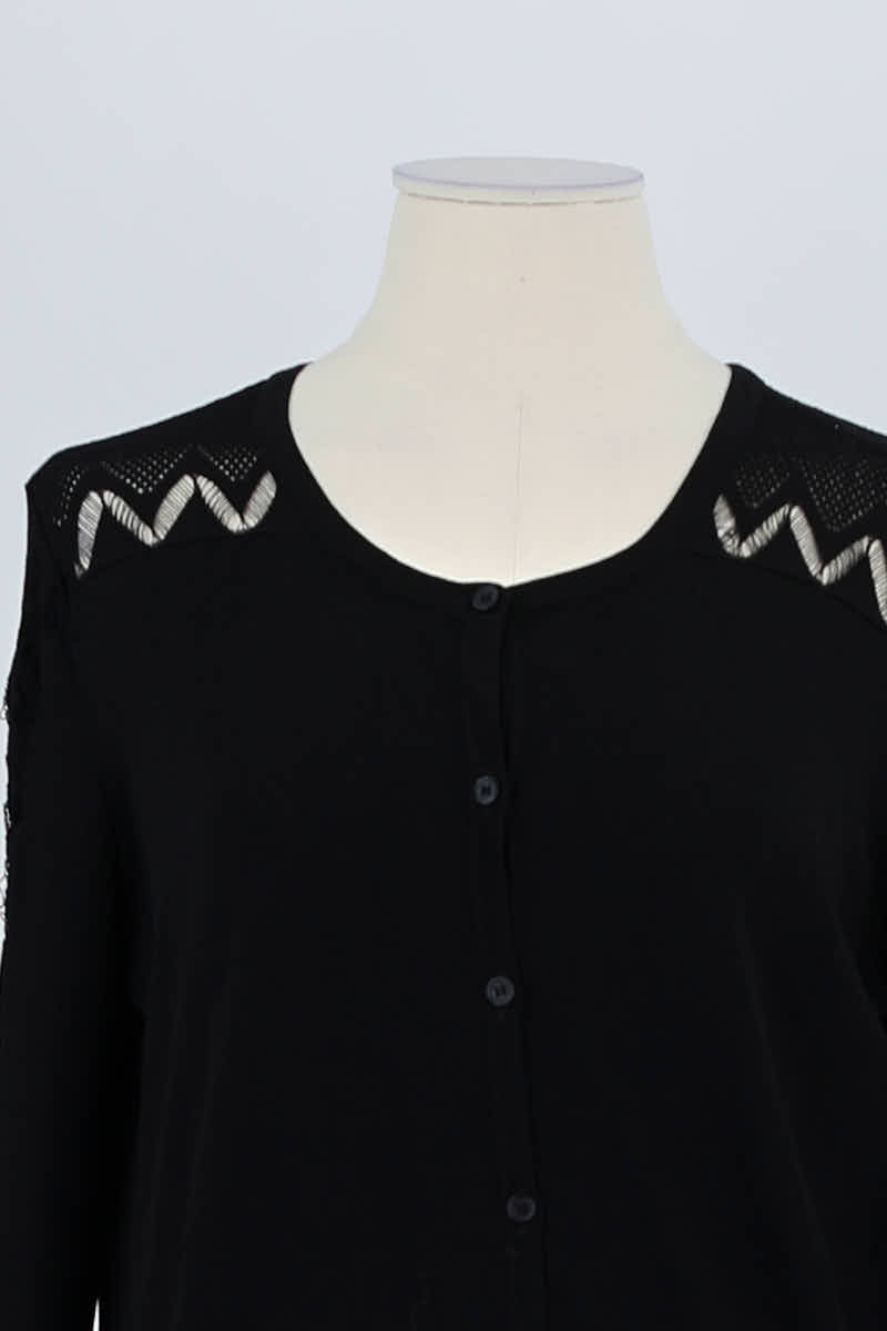 Gilet Sandro  Noir