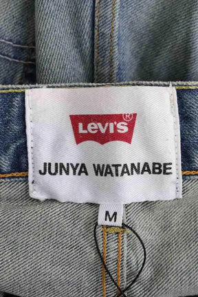 Jean droit Junya Watanabe Bleu en Coton