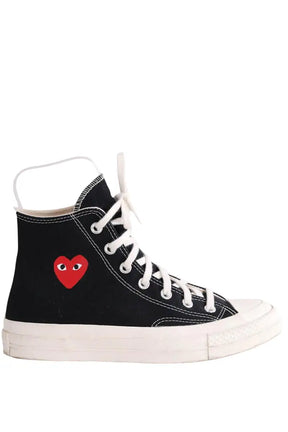 Baskets Comme Des Garçons Noir en Tissu, taille 39 - Seconde Main
