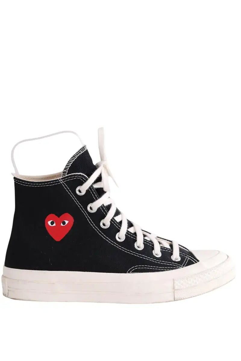 Baskets Comme Des Garçons Noir en Tissu, taille 39 - Seconde Main