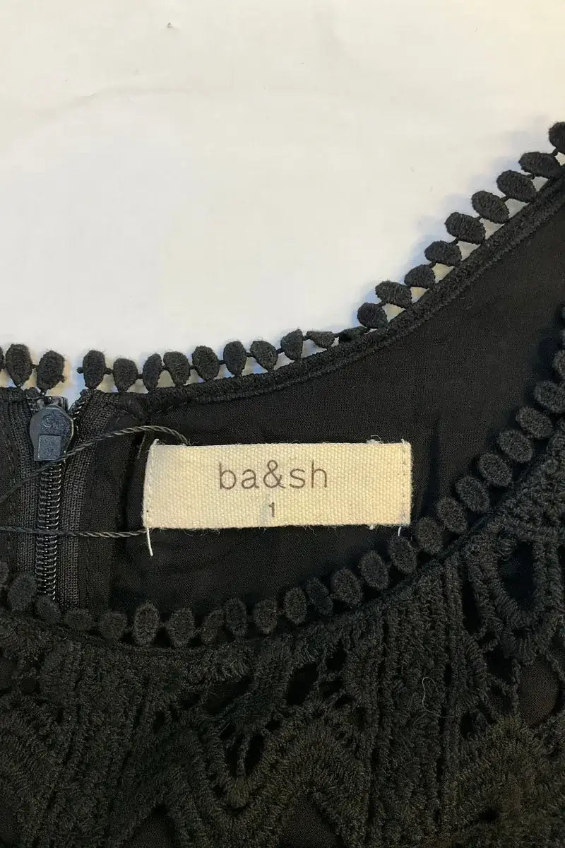 Robe Ba&Sh Noir en Coton