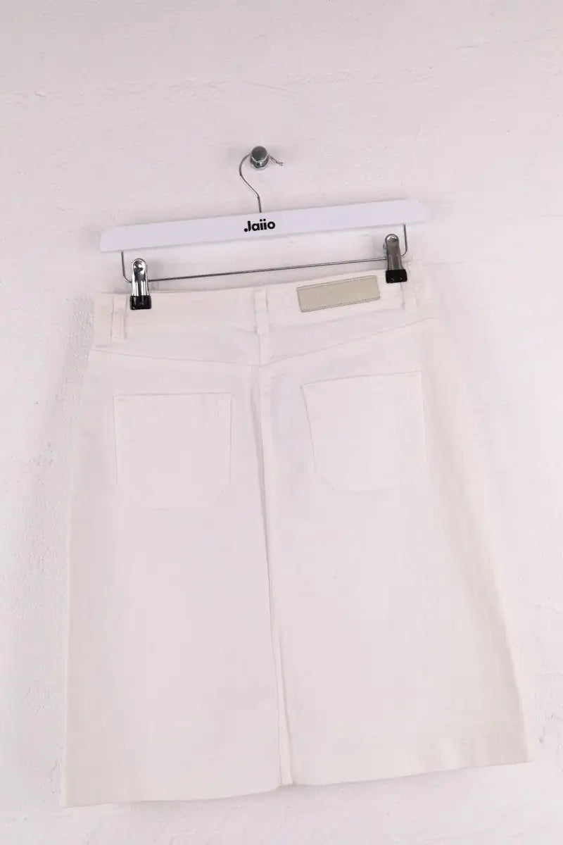 Jupe Gerard Darel Blanc en Coton