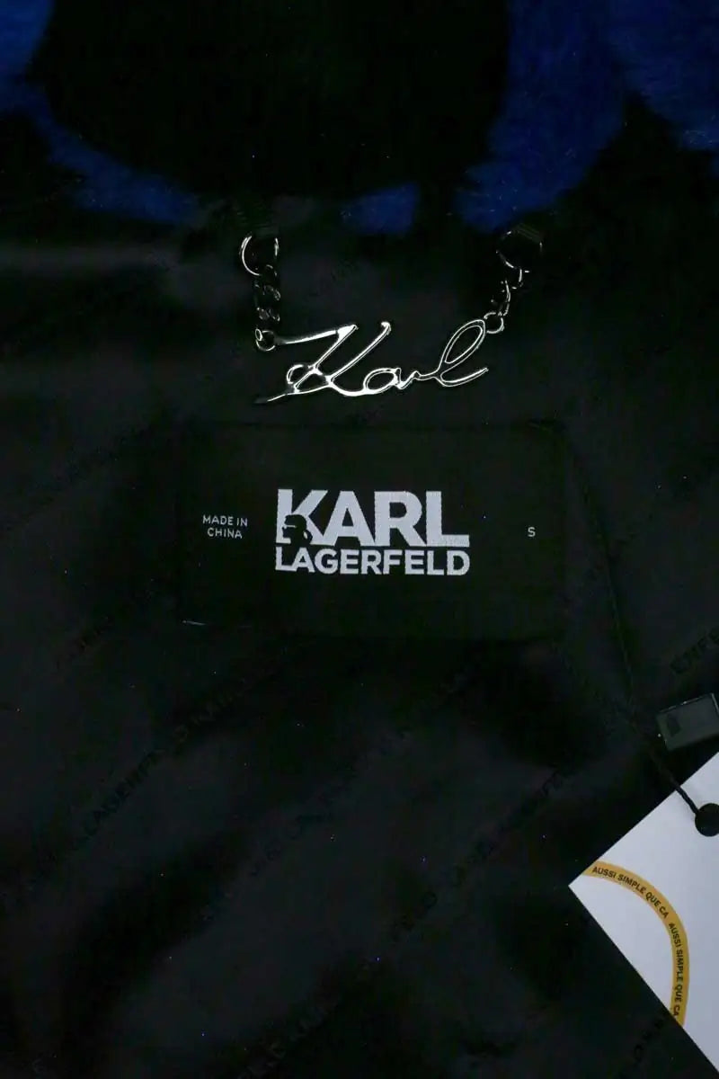 Veste Karl Lagerfeld Bleu en Synthétique