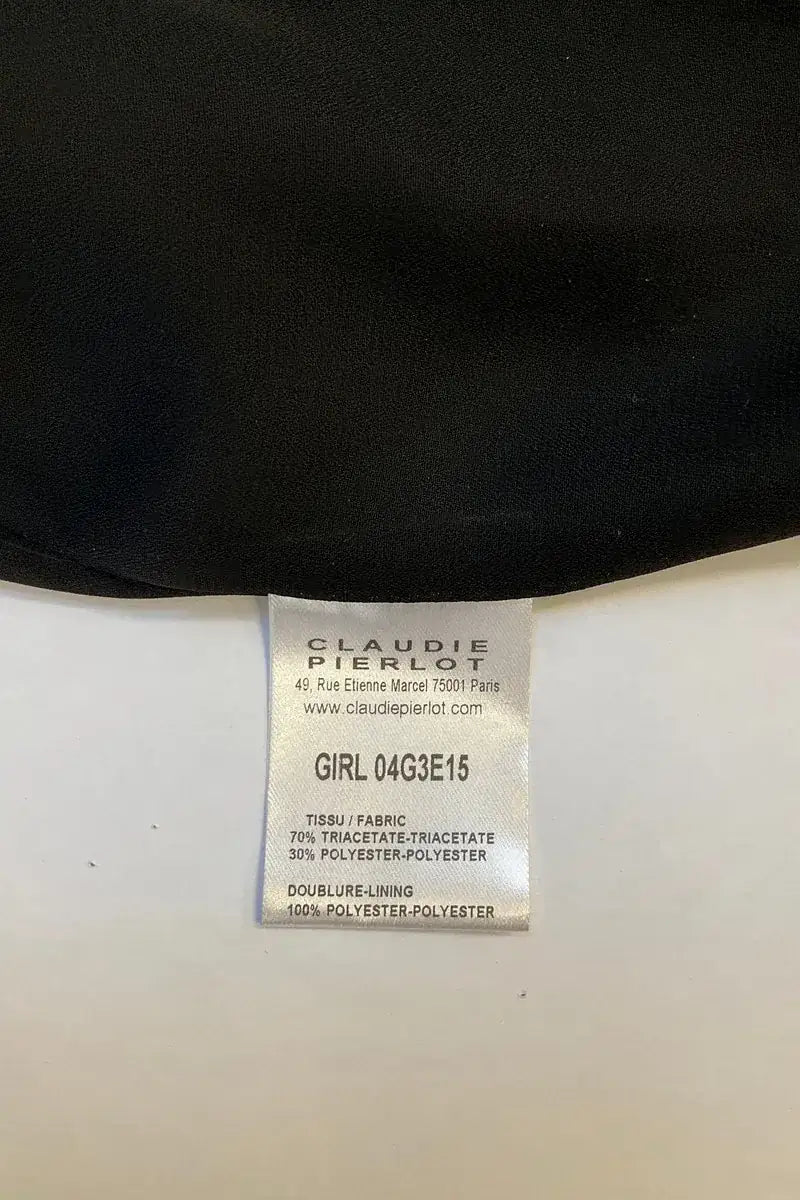Veste Claudie Pierlot Noir en Synthétique
