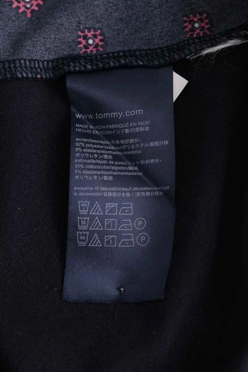 Blouse Tommy Hilfiger Marine en Synthétique