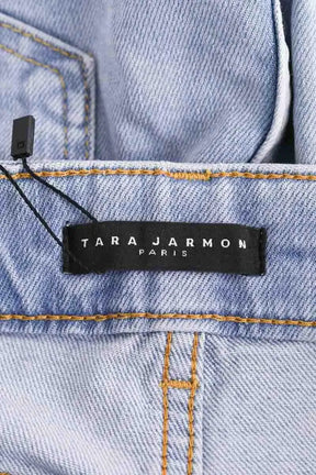 Jean droit Tara Jarmon Bleu en Coton