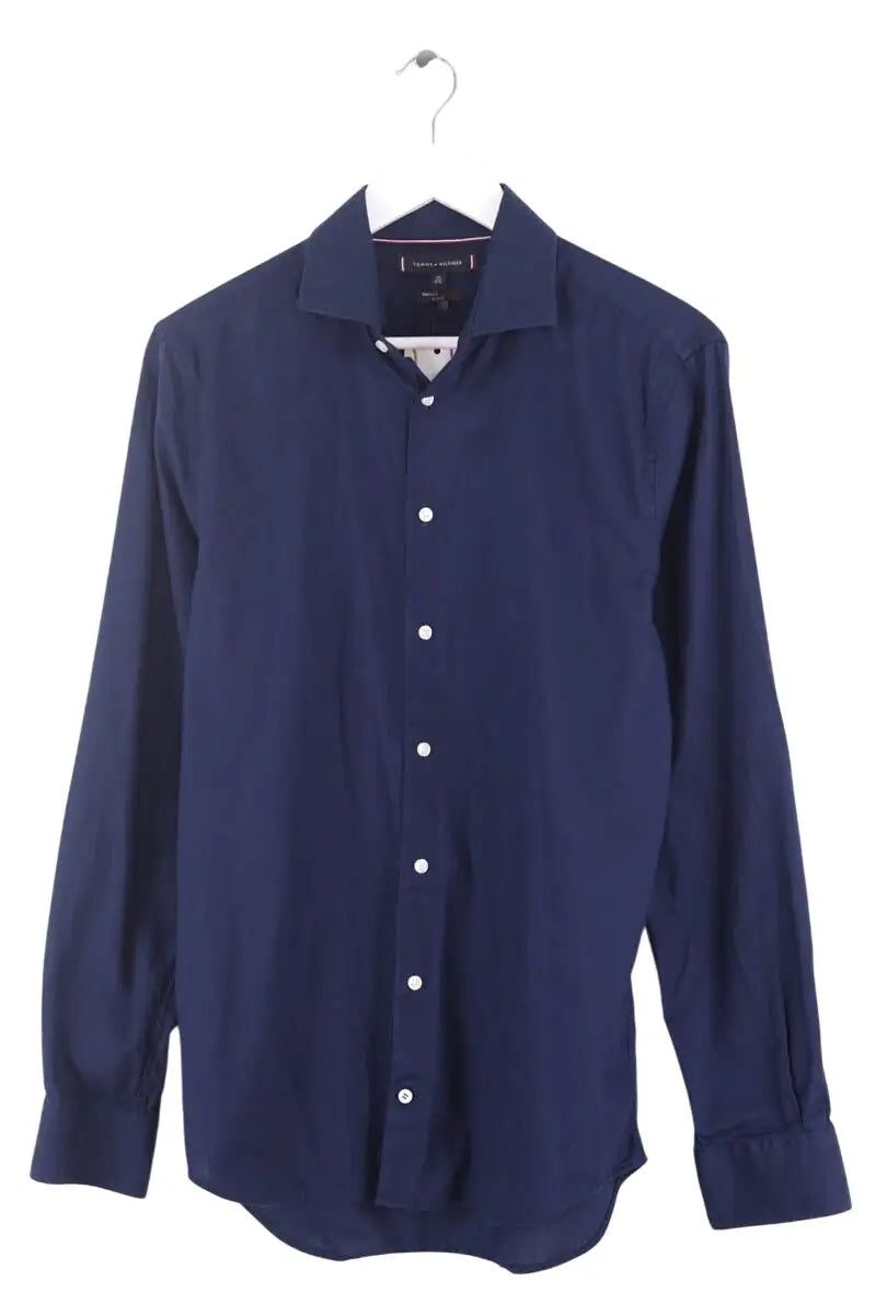 Chemise Tommy Hilfiger Bleu en Coton - Seconde Main