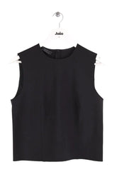 Blouse Prada Noir en Synthétique, taille M - Seconde Main