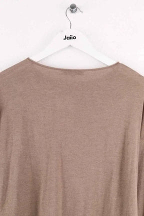 Top Lingua Franca Beige en Soie