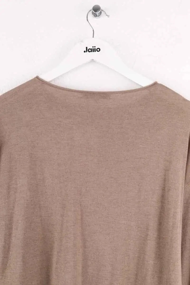 Top Lingua Franca Beige en Soie