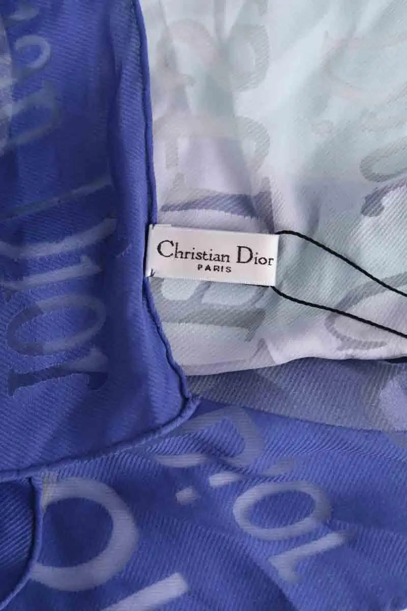Chèche Dior Bleu en Viscose