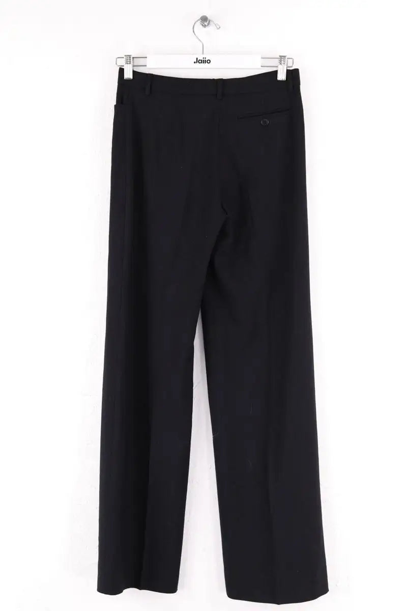 Pantalon droit Emporio Armani Noir en Laine