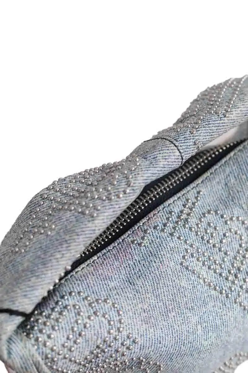 Mini sac By Far Bleu en Synthétique