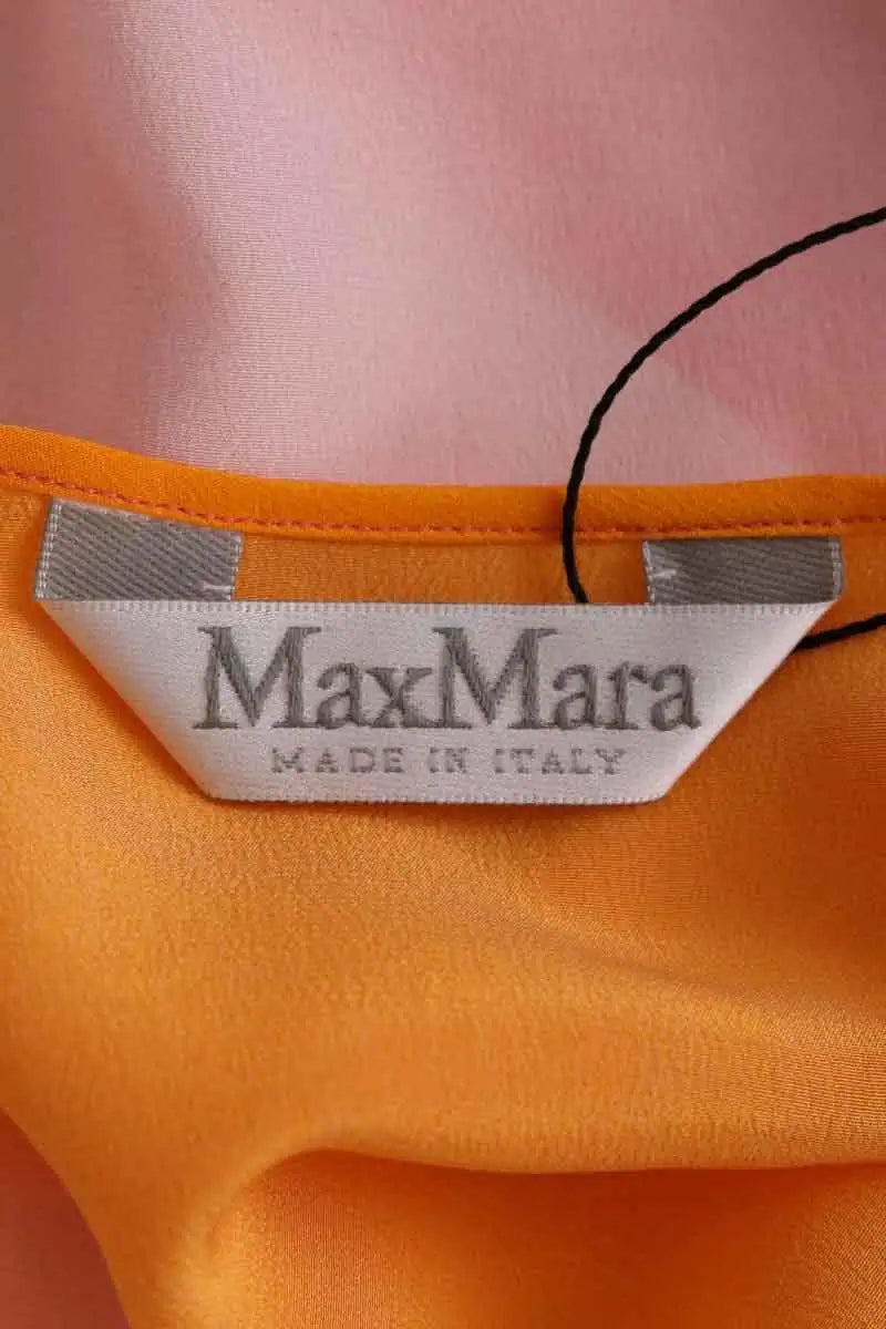 Blouse Max Mara Orange en Synthétique