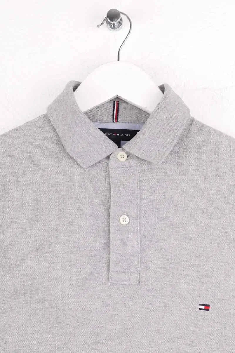 Polo Tommy Hilfiger Gris en Coton