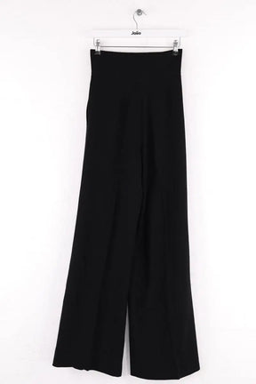 Pantalon large Yves Saint Laurent Noir en Laine