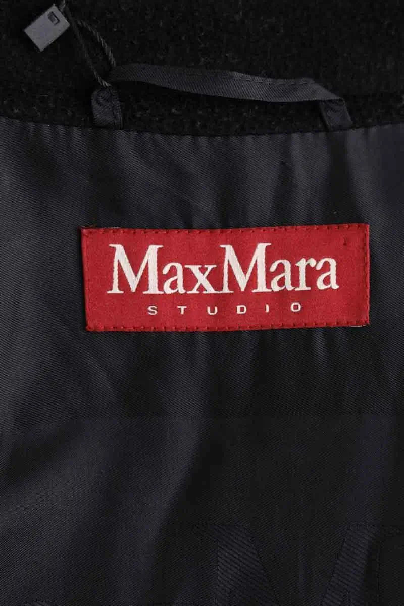 Manteau Max Mara Noir en Laine