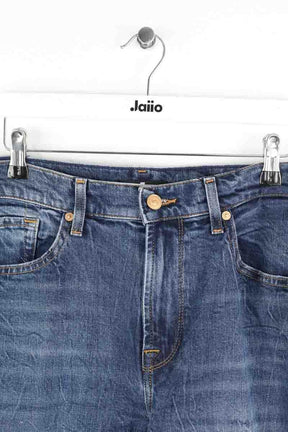 Jean droit 7 For All Mankind  Bleu