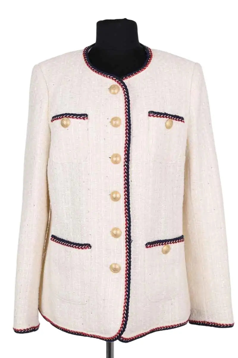 Veste Weill Ecru en Coton, taille S - Seconde Main